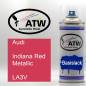 Preview: Audi, Indiana Red Metallic, LA3V: 400ml Sprühdose, von ATW Autoteile West.